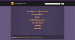Desktop Screenshot of amoregames.com